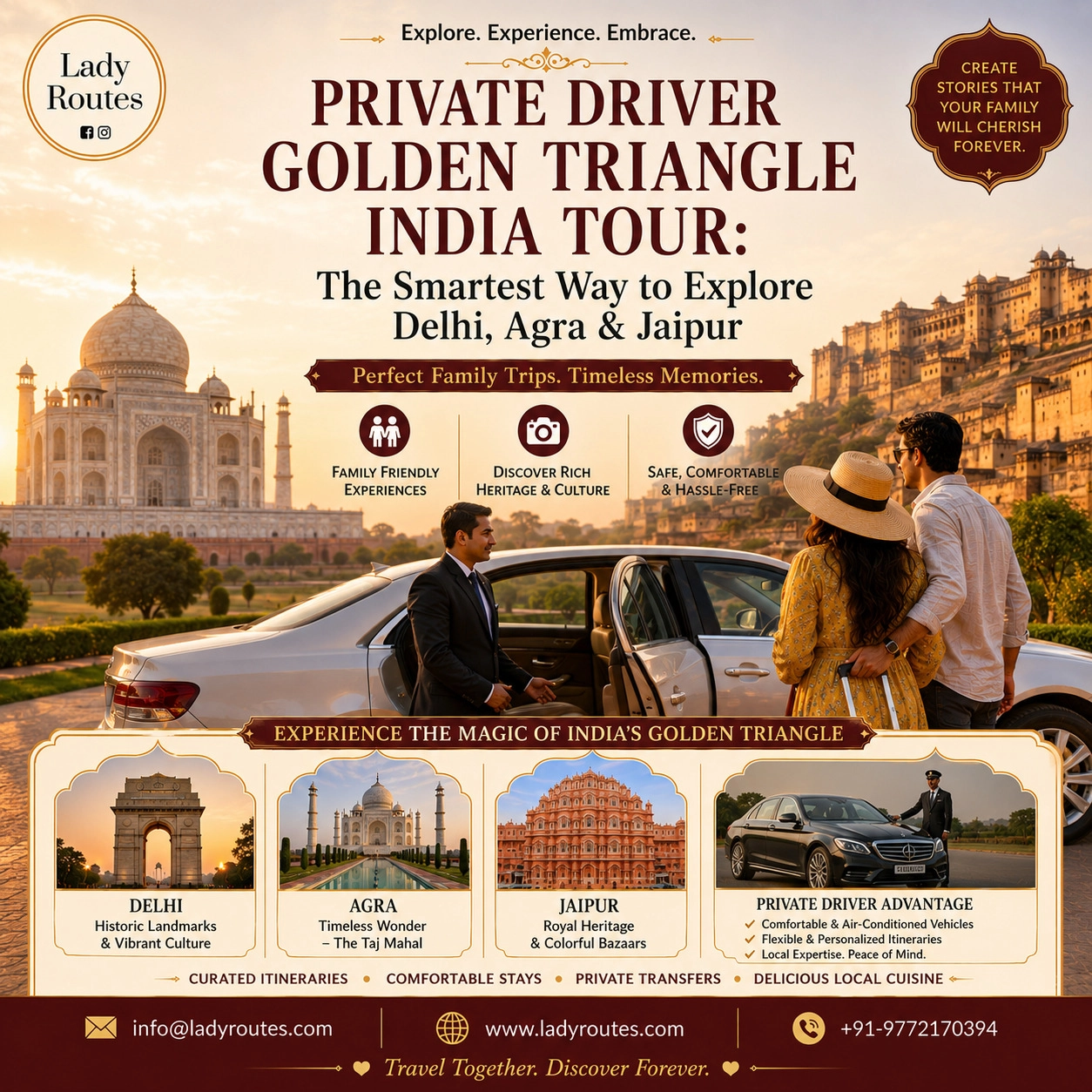 Private Driver Golden Triangle India Tour: The Smartest Way to Explore Delhi, Agra & Jaipur